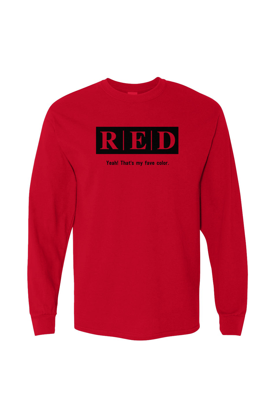 Red Collection Fave Men Long Sleeve Tee