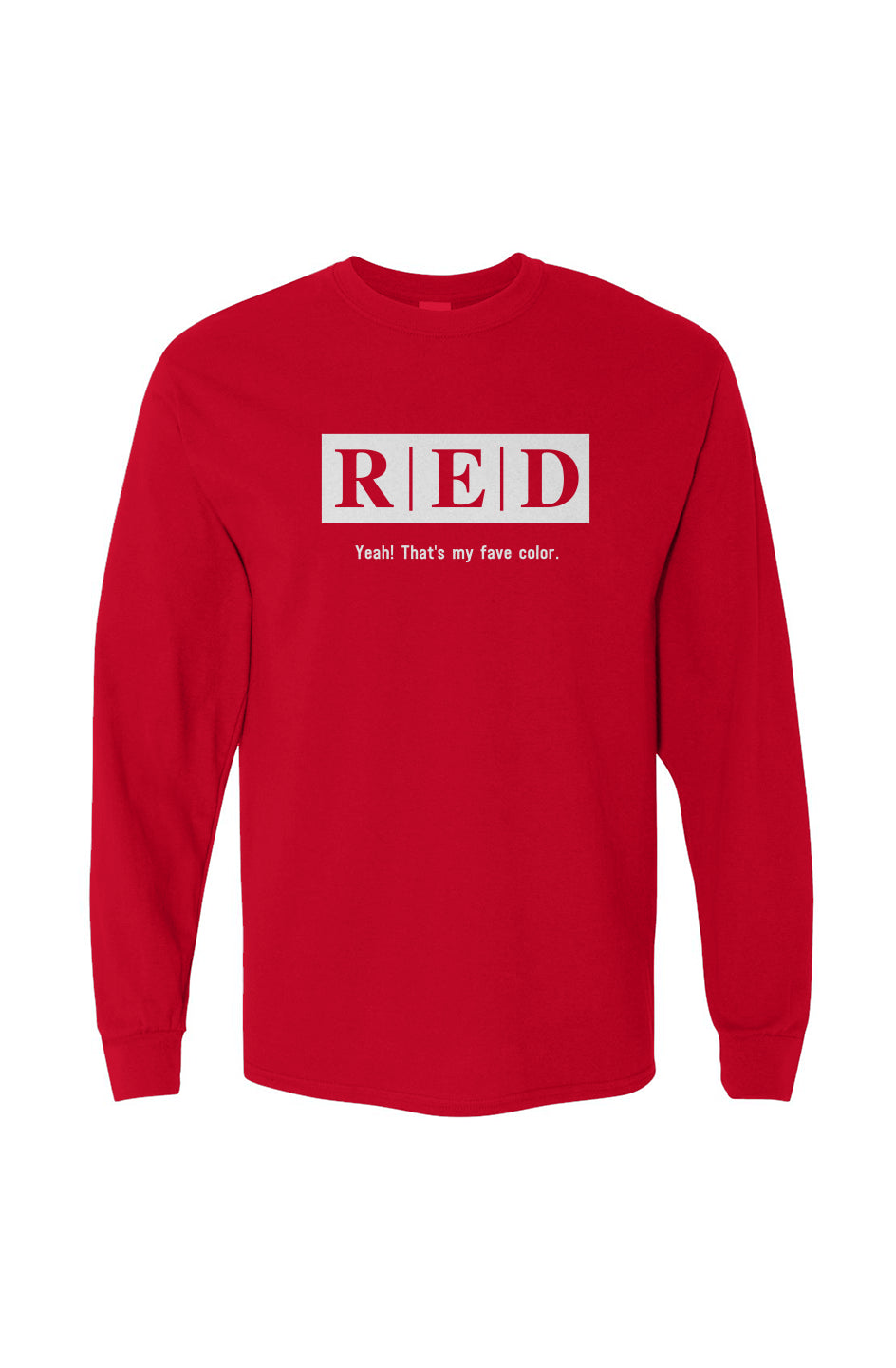 Red Collection Fave Men Long Sleeve Tee