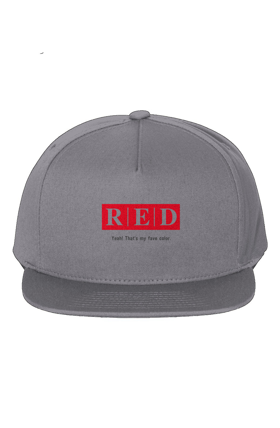 Red Collection fave 5-Panel Cotton Twill Snapback