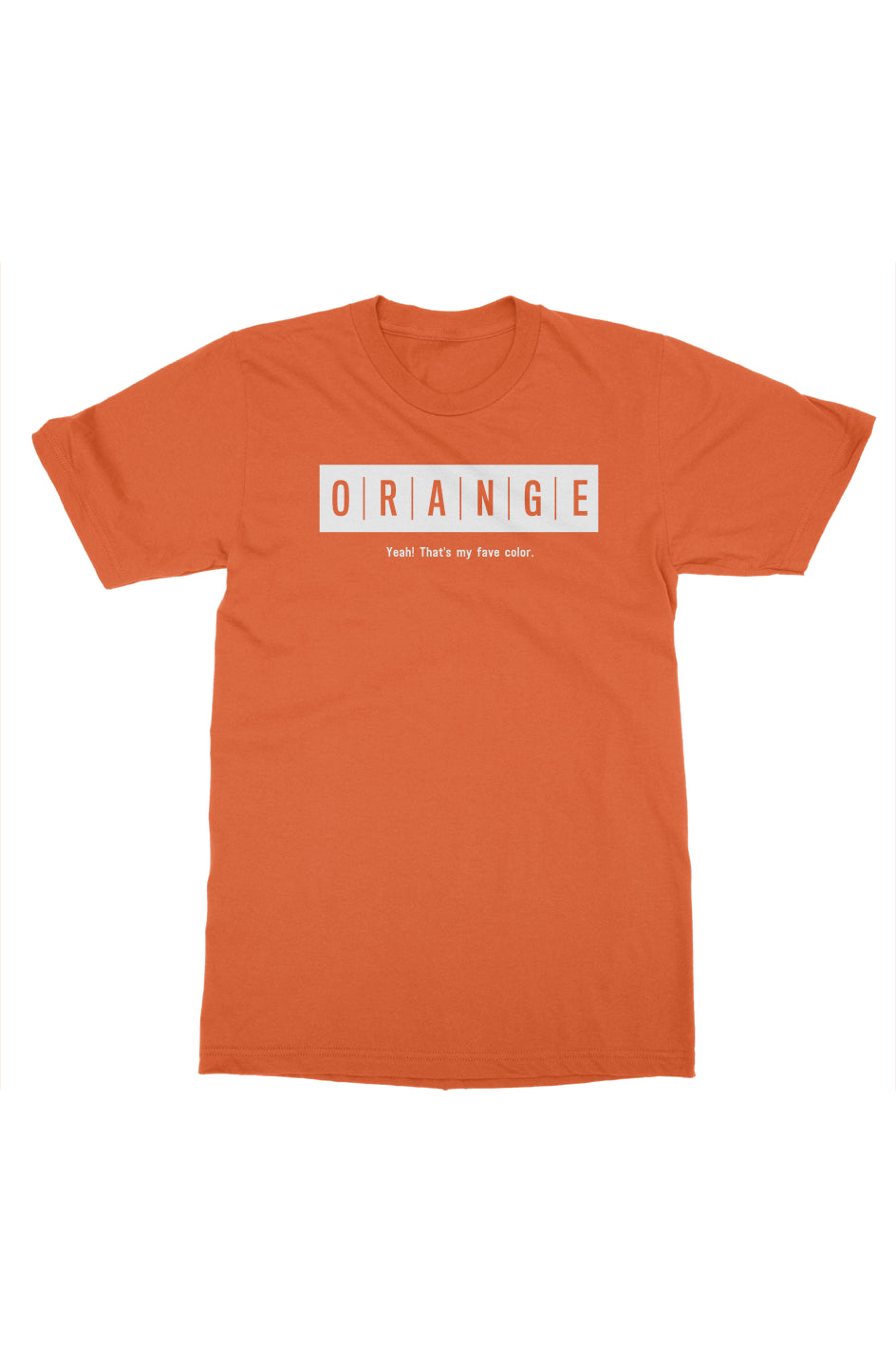 Orange Collection Fave Crew neck