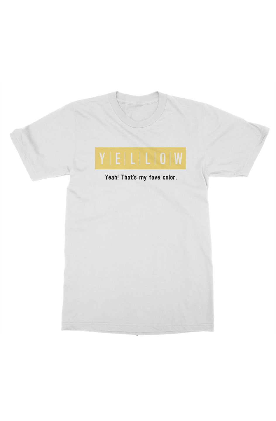 Yellow Collection Fave Crew neck