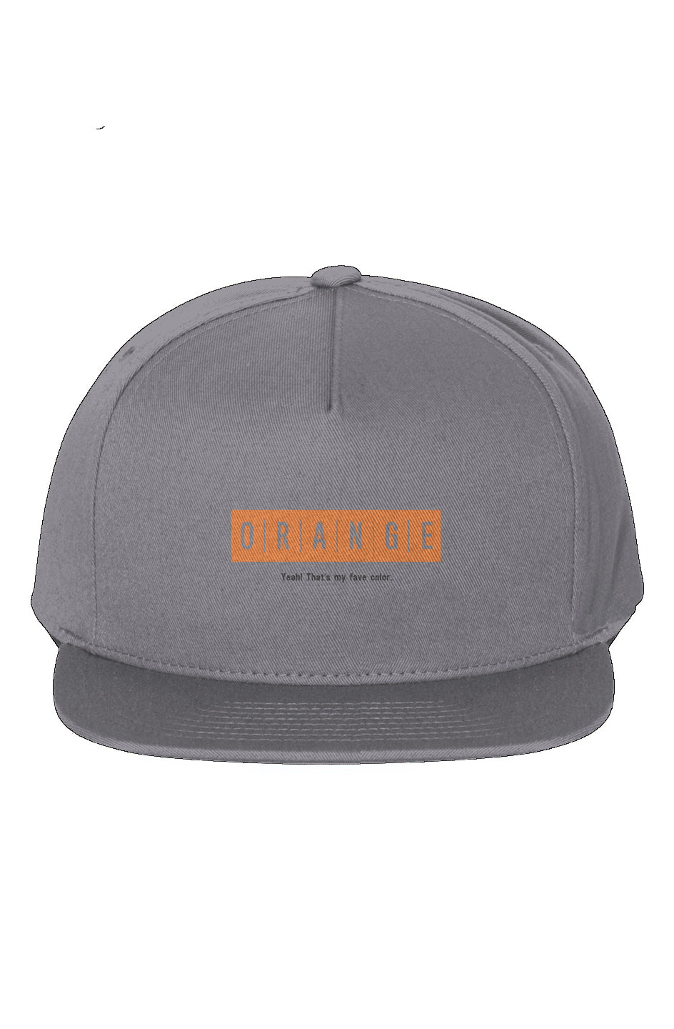 Orange Collection Fave 5-Panel Cotton Twill Snapba