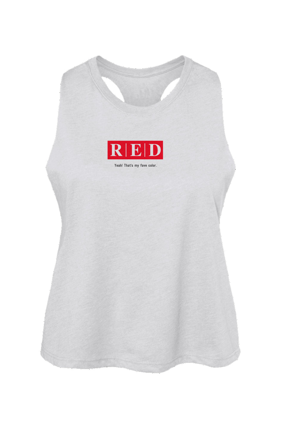 Red Collection Fave Women's Racerback Cropped Tank