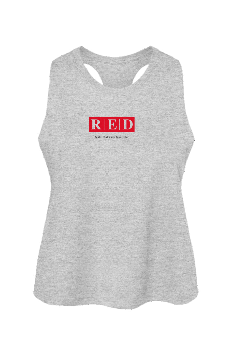 Red Collection Fave Women's Racerback Cropped Tank