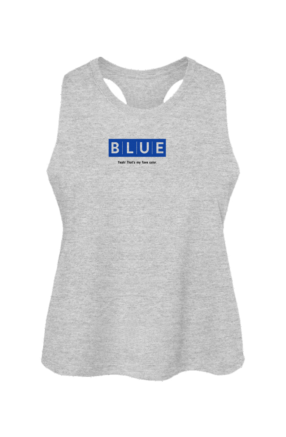 Blue Collection Fave Women's Racerback Cropped Tan