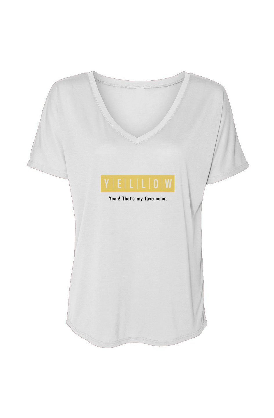 Yellow Collection Fave Women’s V-Neck Tee
