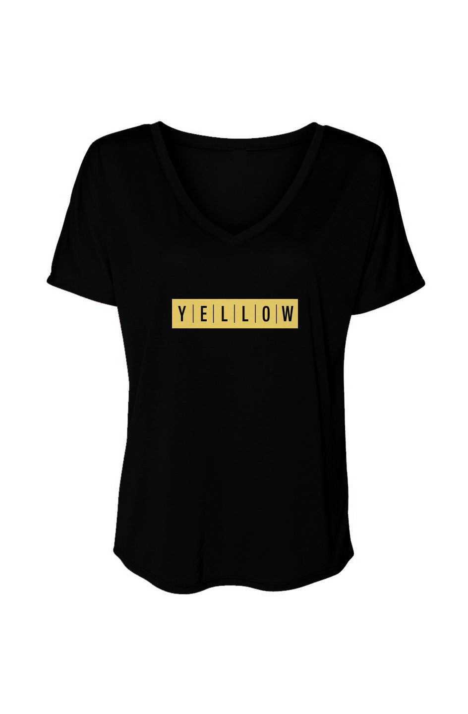 Yellow Collection Women’s V-Neck Tee