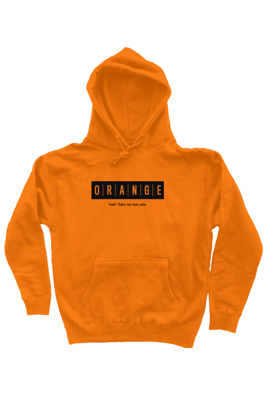 Orange Collection Fave Independent pullover hoody
