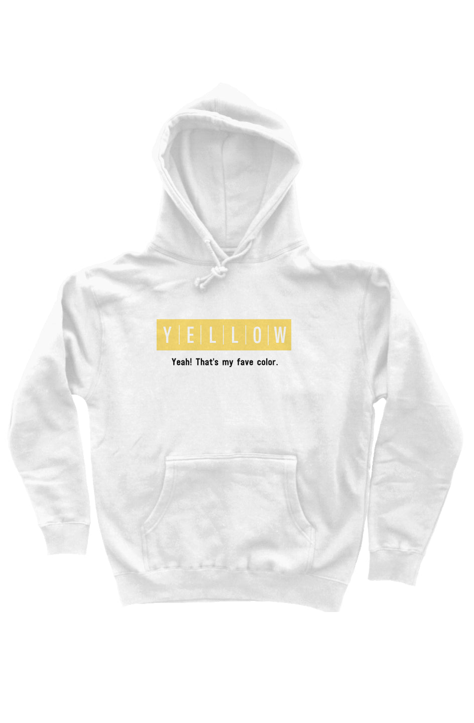 Yellow Collection Fave Independent pullover hoody