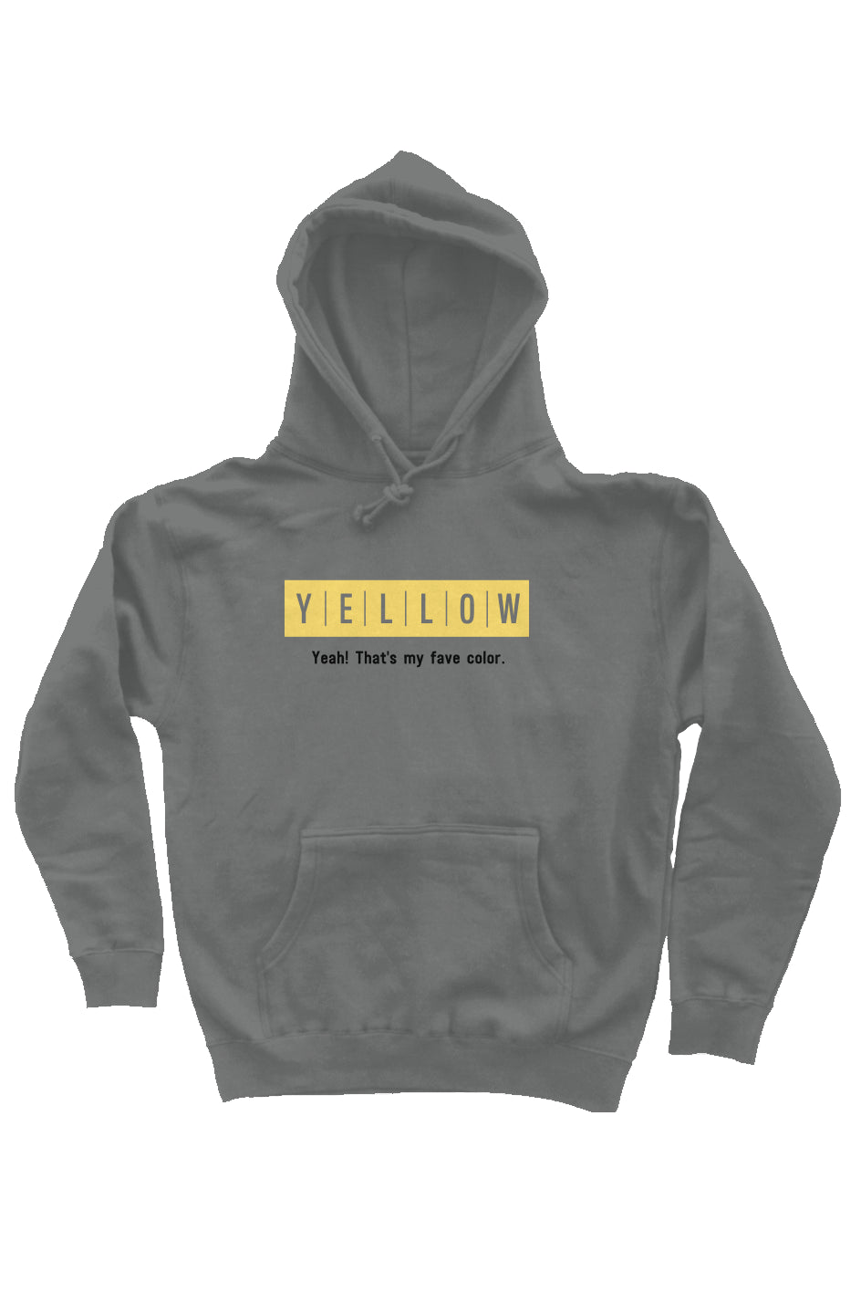 Yellow Collection Fave Independent pullover hoody