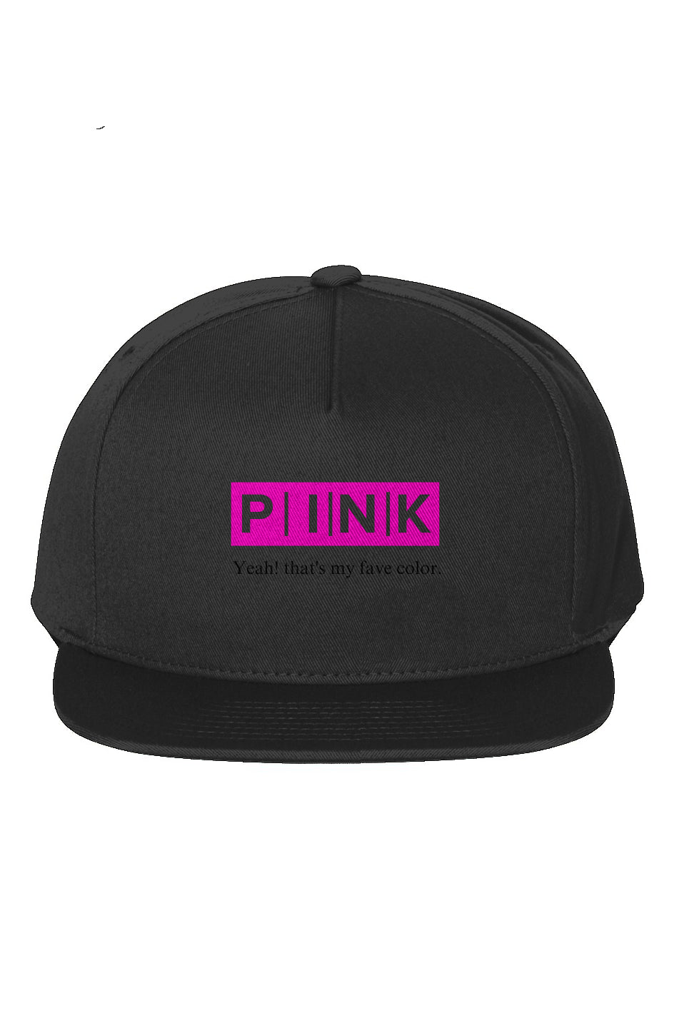 Pink Collection Fave 5-Panel Cotton Twill Snapback Cap