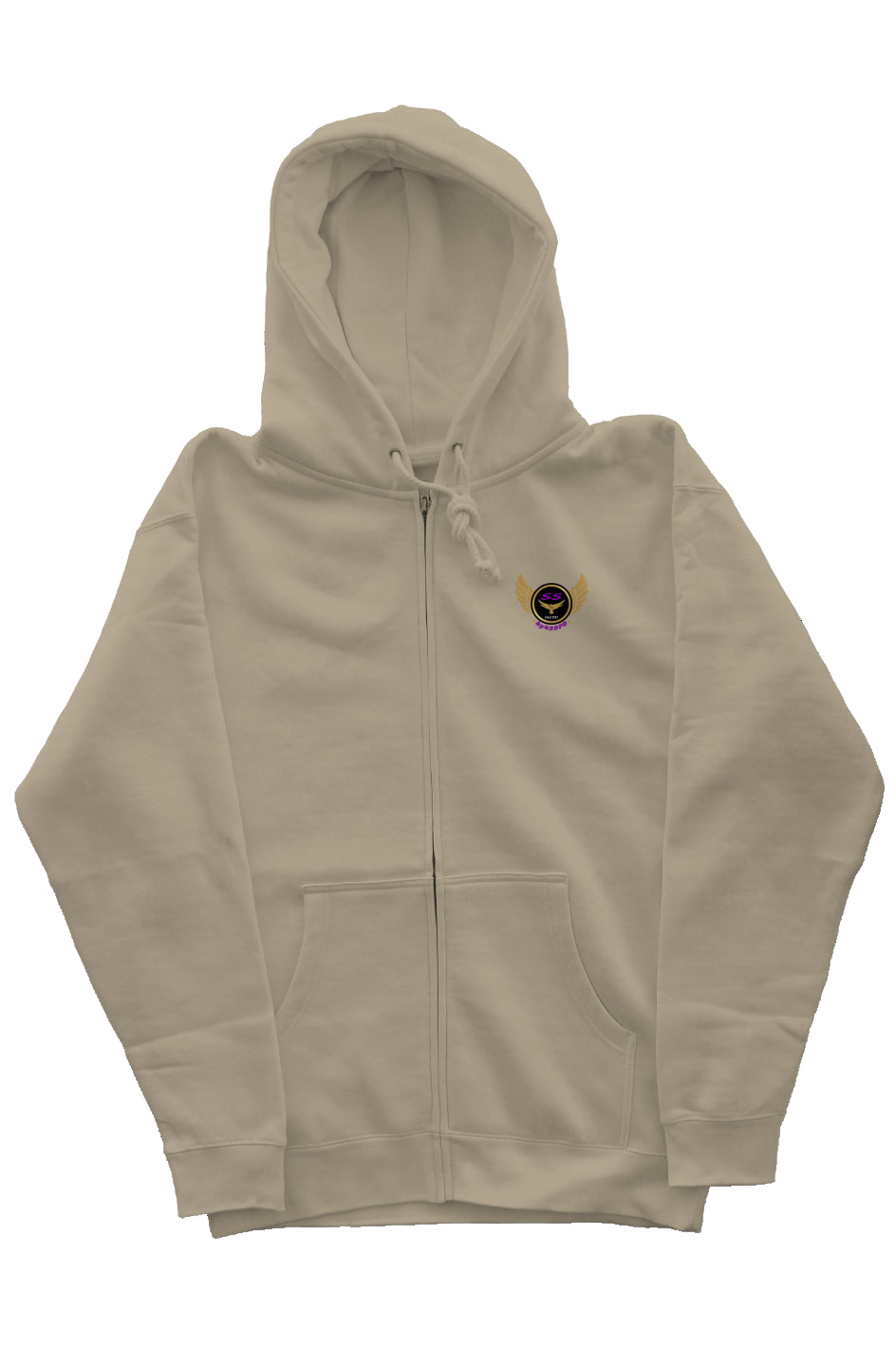 (SS) by42DPD Accent Purple Independent zip hoody