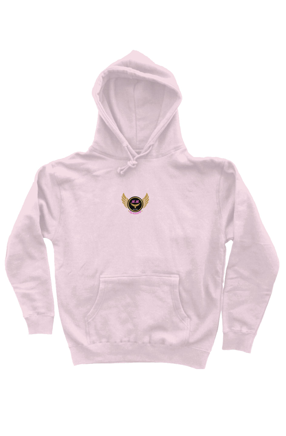 (SS) by42DPD Accent Pink Independent pullover hoody