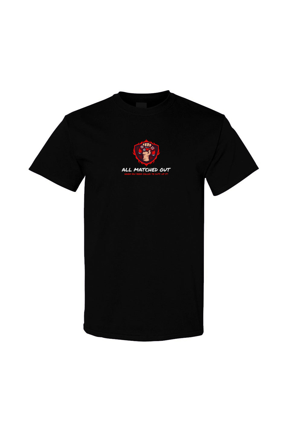 Gamerby42 Accent Red Controller Cotton T Shirt
