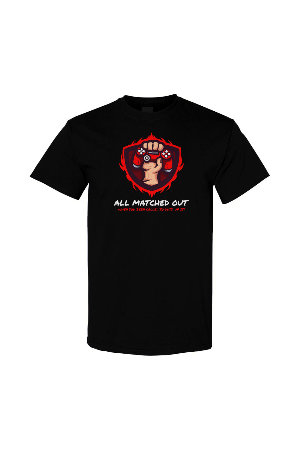 Gamerby42 Accent Red Controller T Shirt