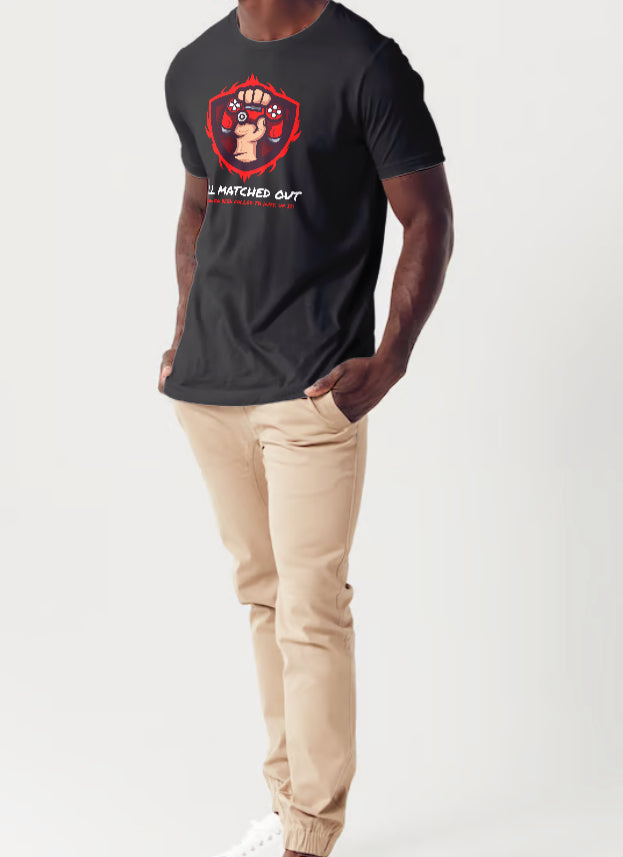 Gamerby42 Accent Red Controller Cotton T Shirt