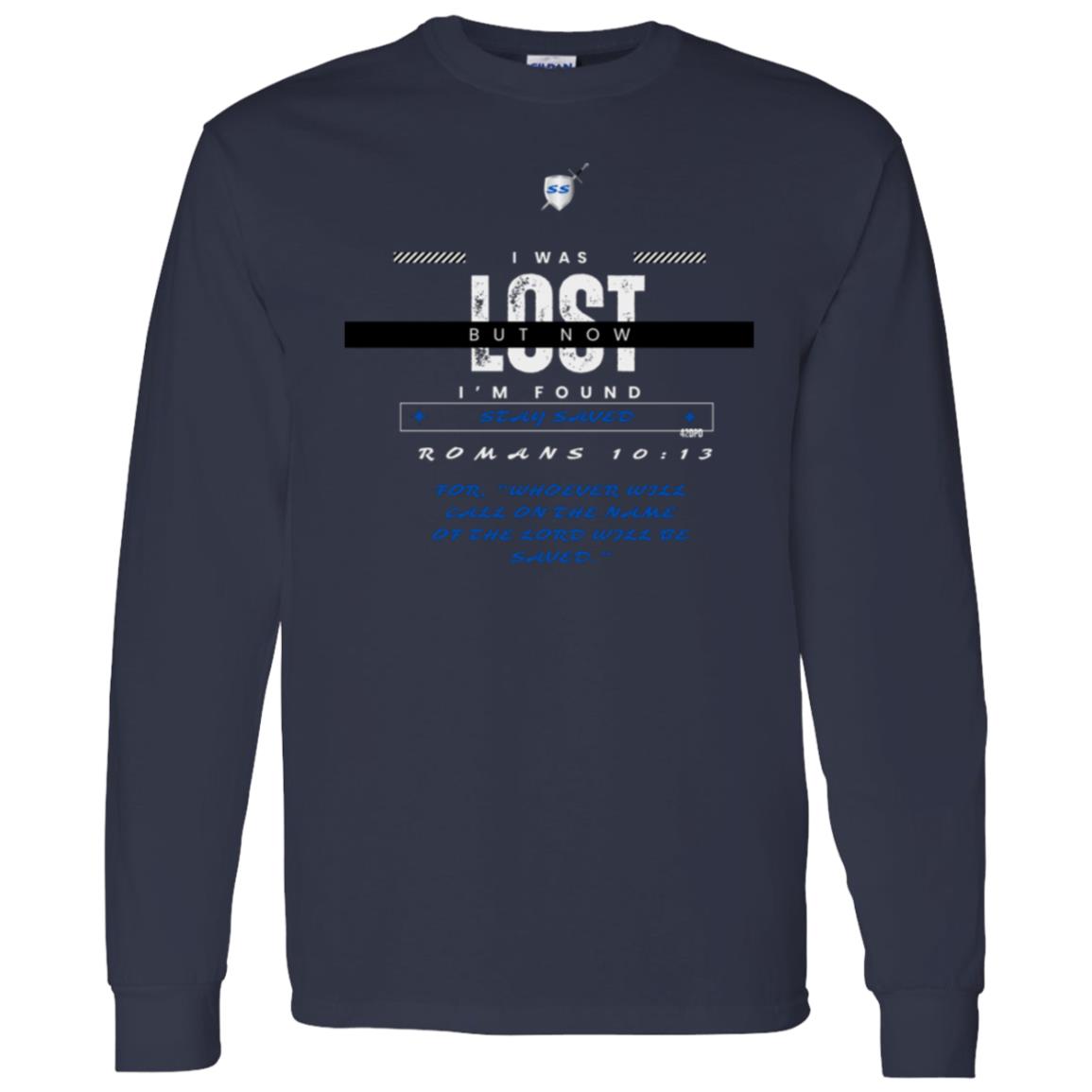 Lost n Found by42dpd Blue Long Sleeve Tee