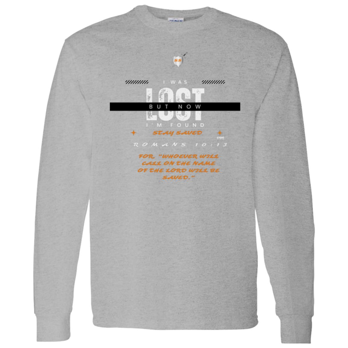 Lost n Found by42dpd Accent Orange Long Sleeve Tee