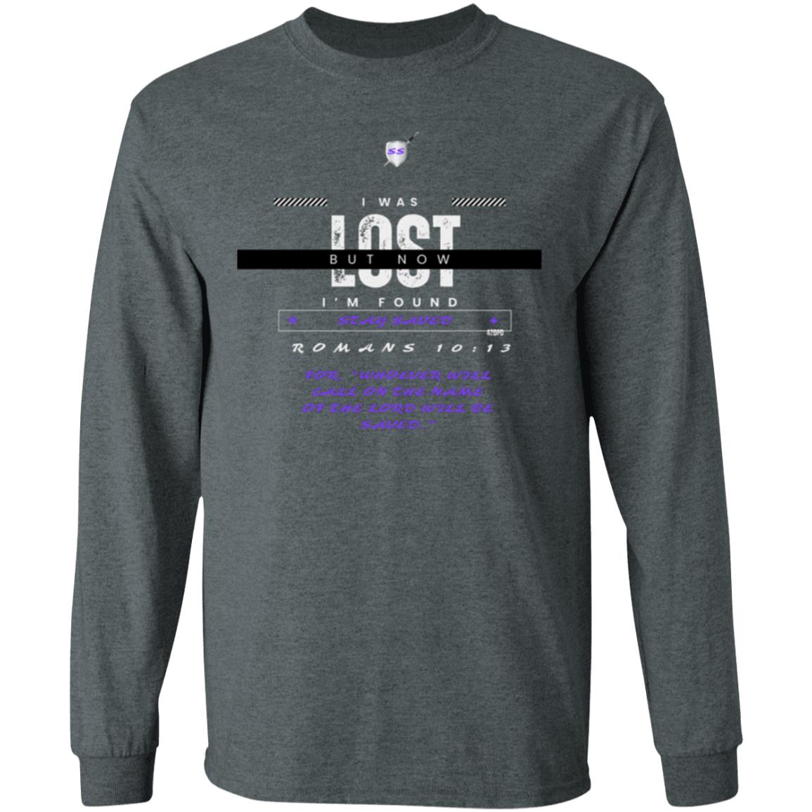 Lost n Found by42dpd Accent Purple Long Sleeve Tee