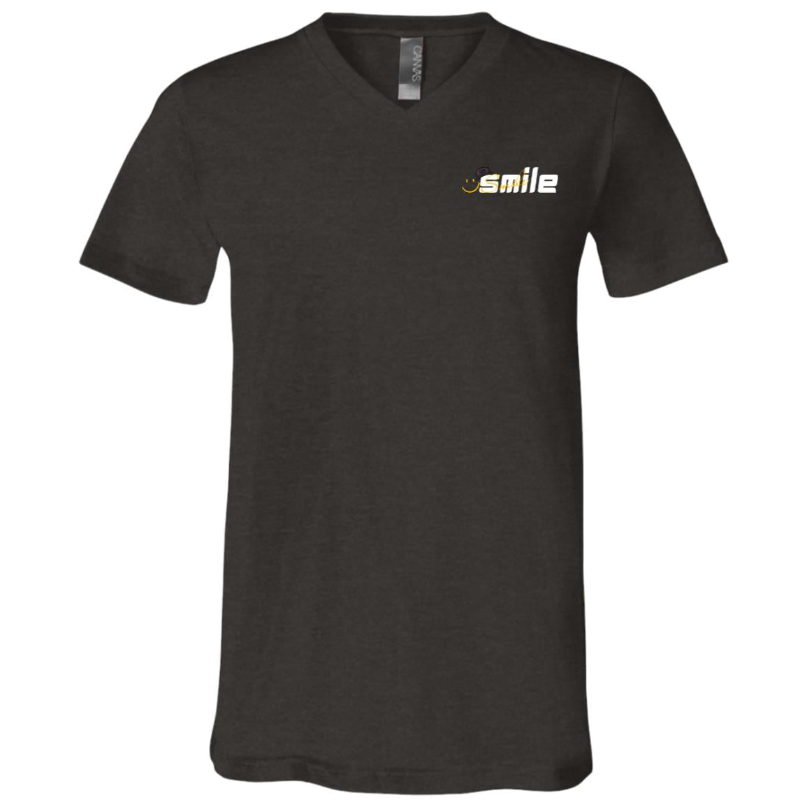Smile Choose To Be Happy Because Happy Chose You Unisex Jersey SS V-Neck T-Shirt