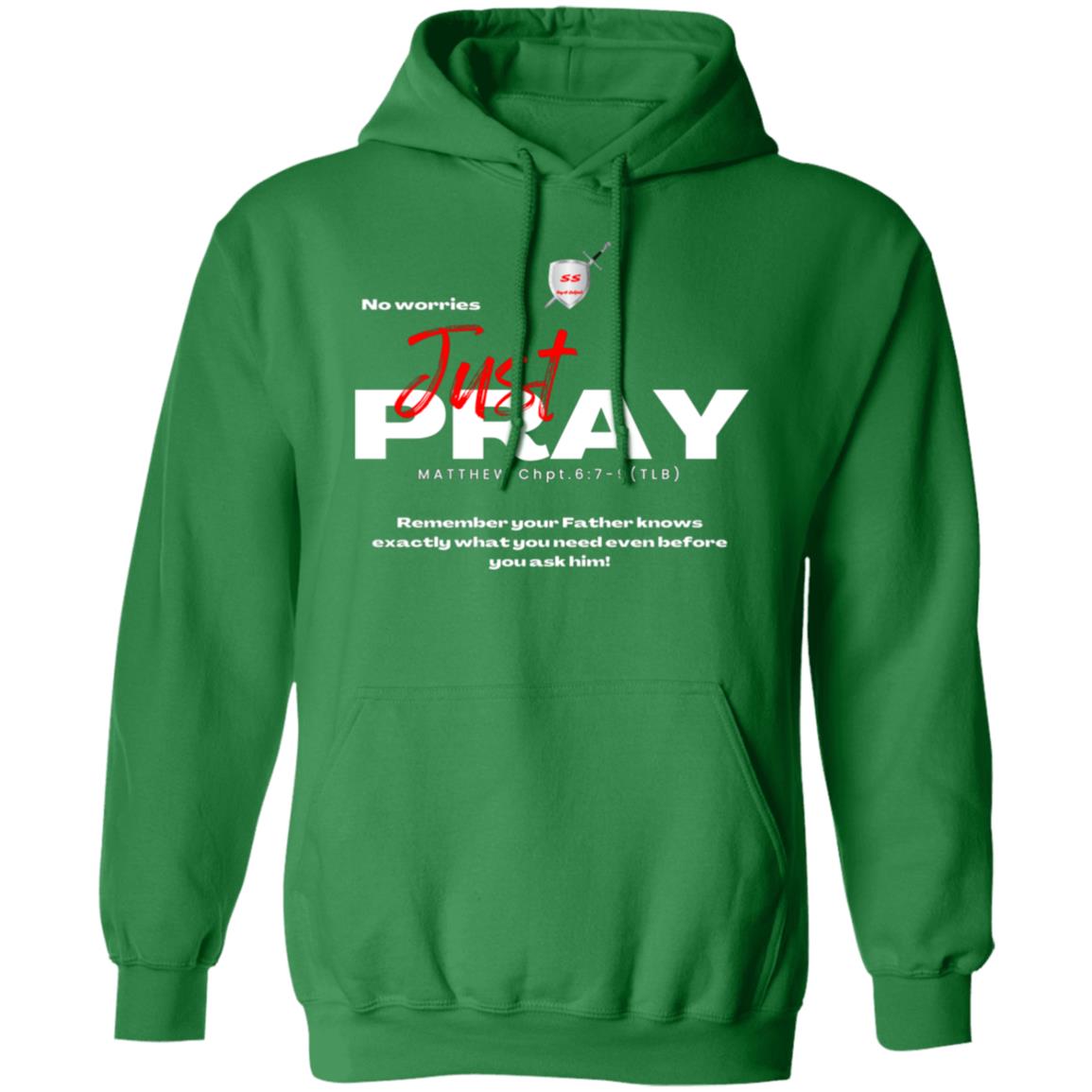 No worries Just PRAY by42dpd Red letter edition Pullover Hoodie