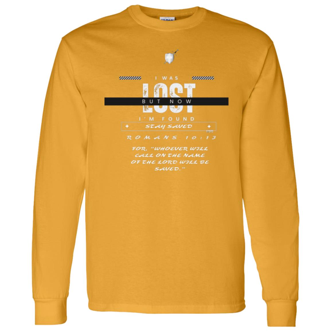 Lost n Found by42dpd Accent White Long Sleeve Tee