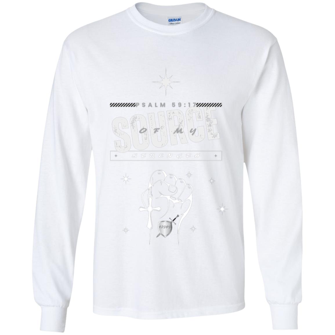 Lost n Found Accent White by42dpd Youth LS T-Shirt