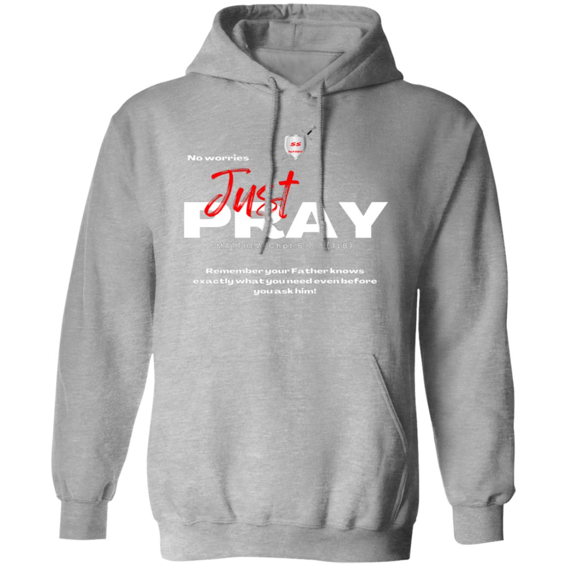 No worries Just PRAY by42dpd Red letter edition Pullover Hoodie