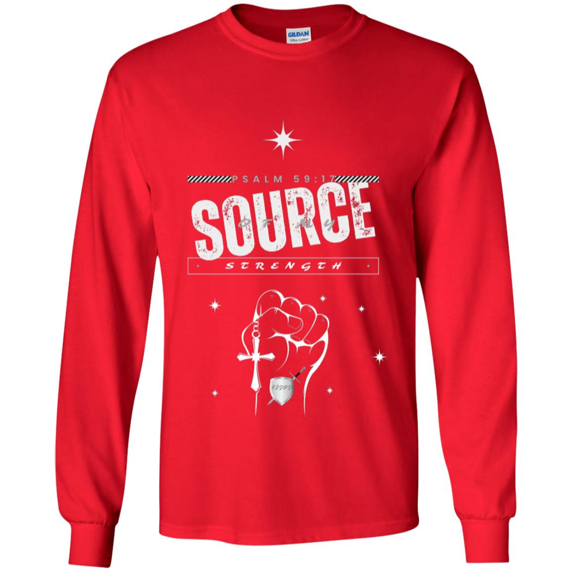 Lost n Found Accent White by42dpd Youth LS T-Shirt