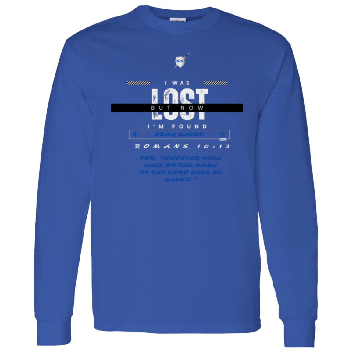 Lost n Found by42dpd Blue Long Sleeve Tee
