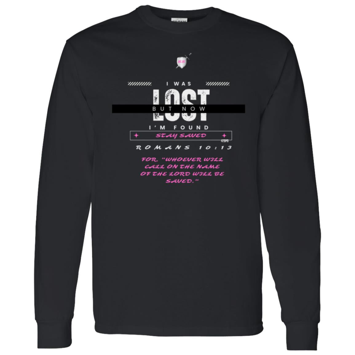 Lost n Found by42dpd Pink Long Sleeve Tee