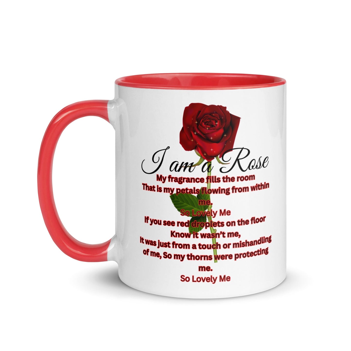 I am a Rose Petals of Love v2 Graphic🌹Bodycon Dress -White