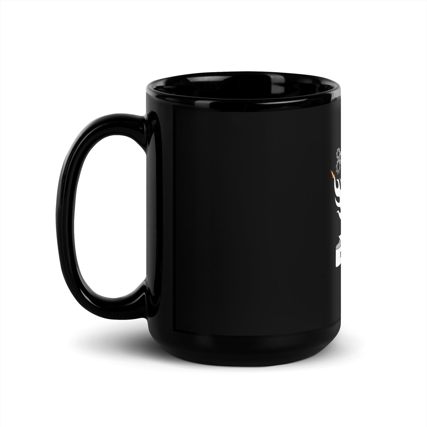 MY WARM UP FOR TODAY Pistons Refreshed by42dpd Black Glossy Mug