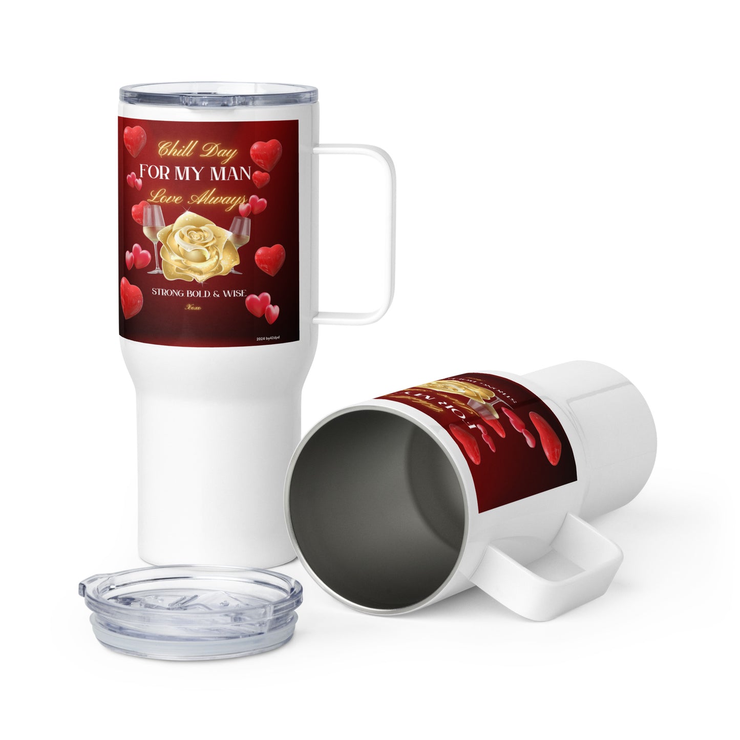 For My Man Travel Mug