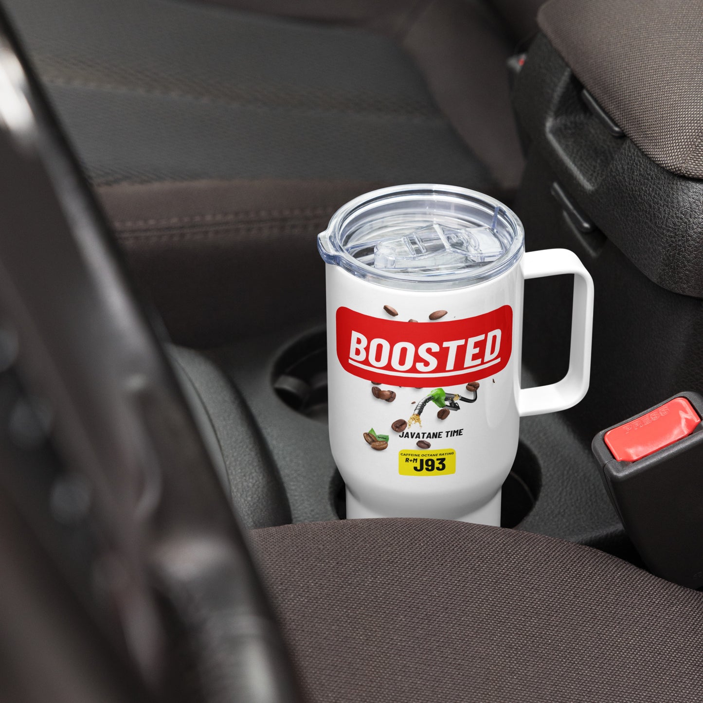 BOOSTED Accent Red Large Travel Mug