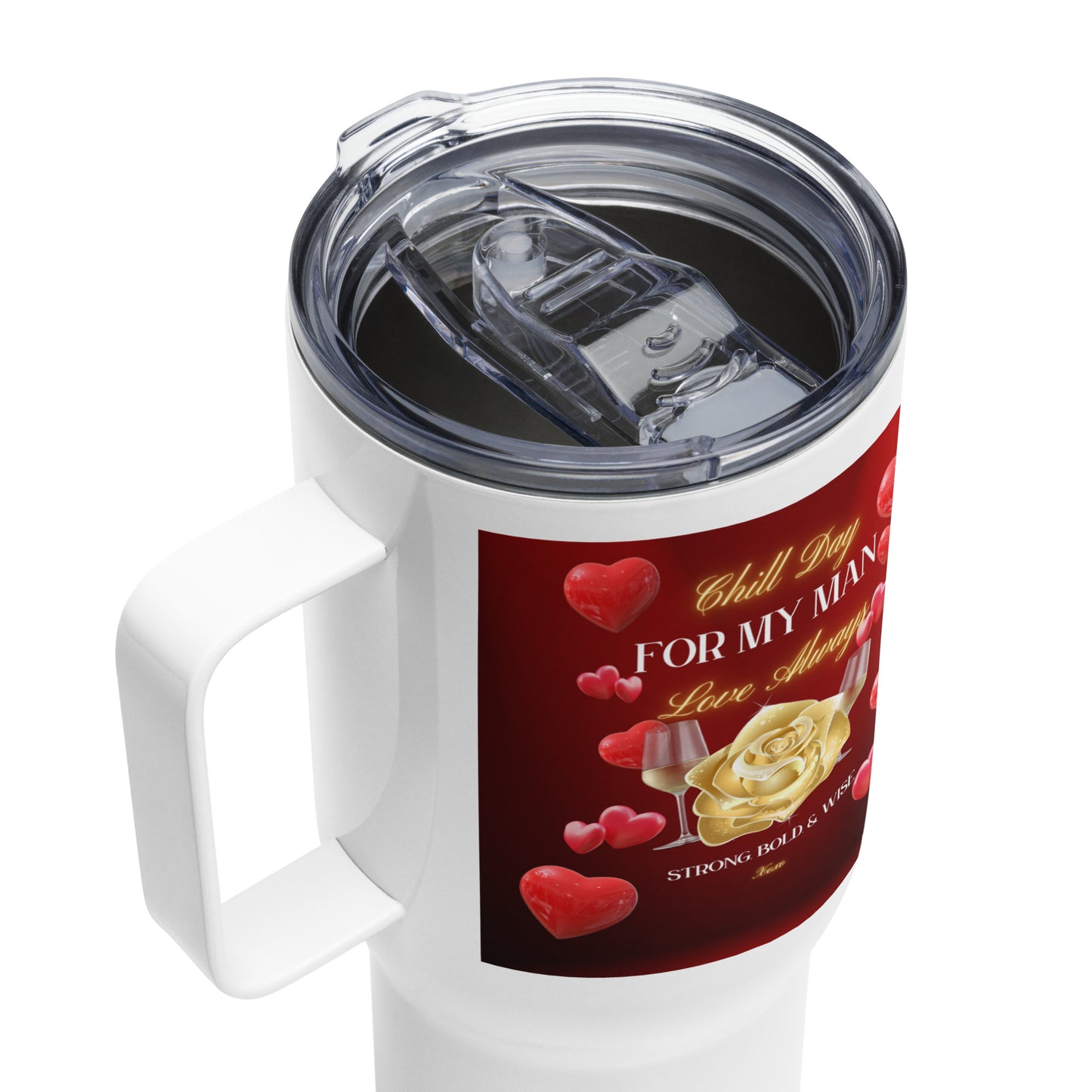 For My Man Travel Mug