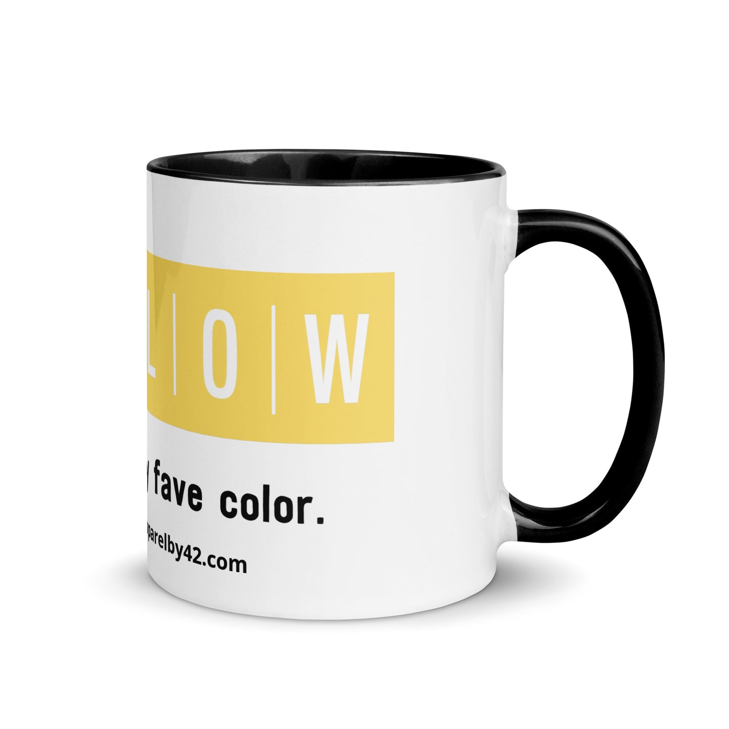 Yellow Mug with Color Inside