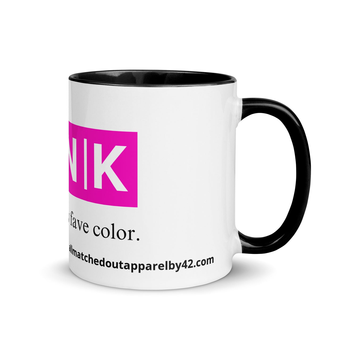 Pink Mug with Color Inside