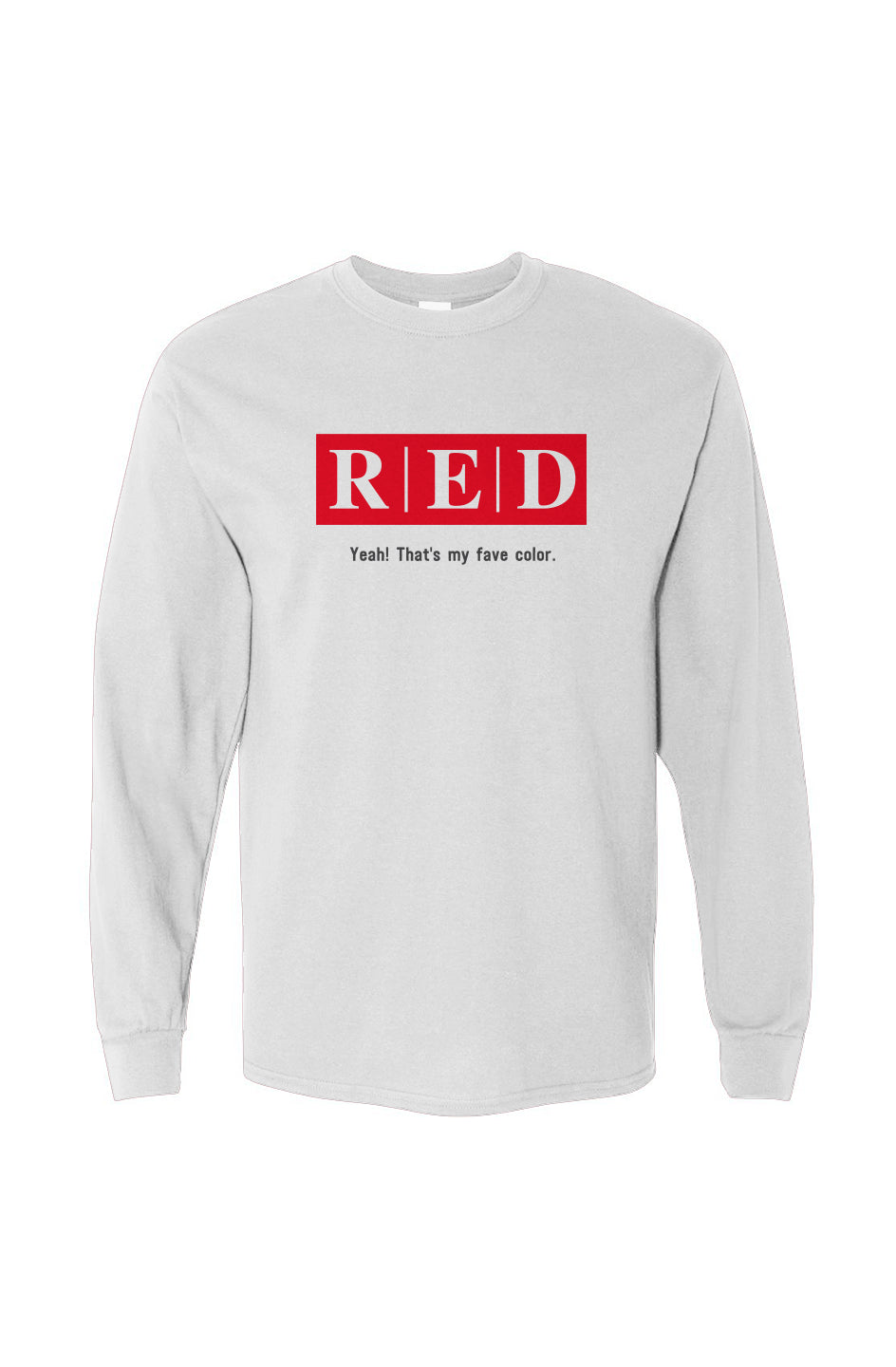 Red Collection Fave Men Long Sleeve Tee