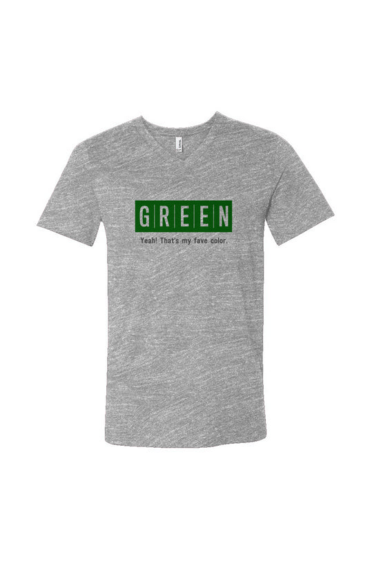 Green Collection Fave womens v neck Jersey V-Neck 