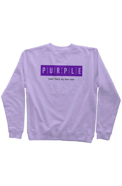 Purple Collection Fave Sweatshirt