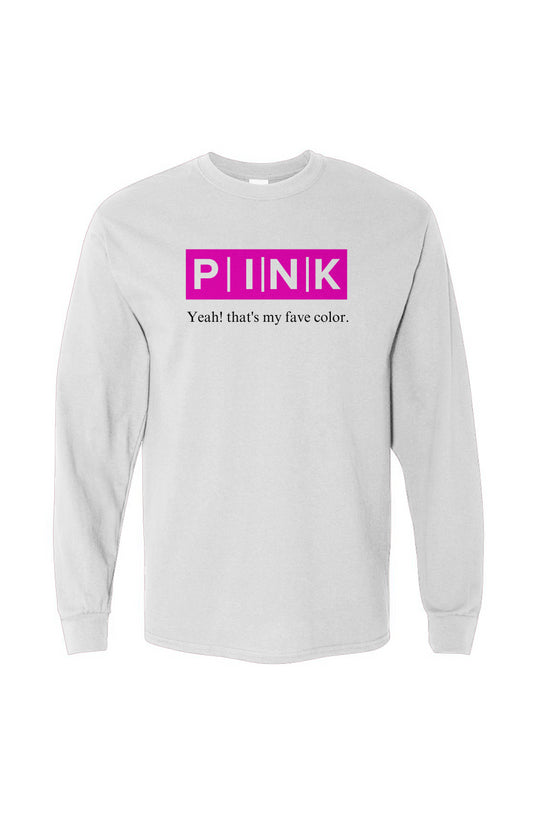 Pink Collection Fave Cotton Long Sleeve Tee