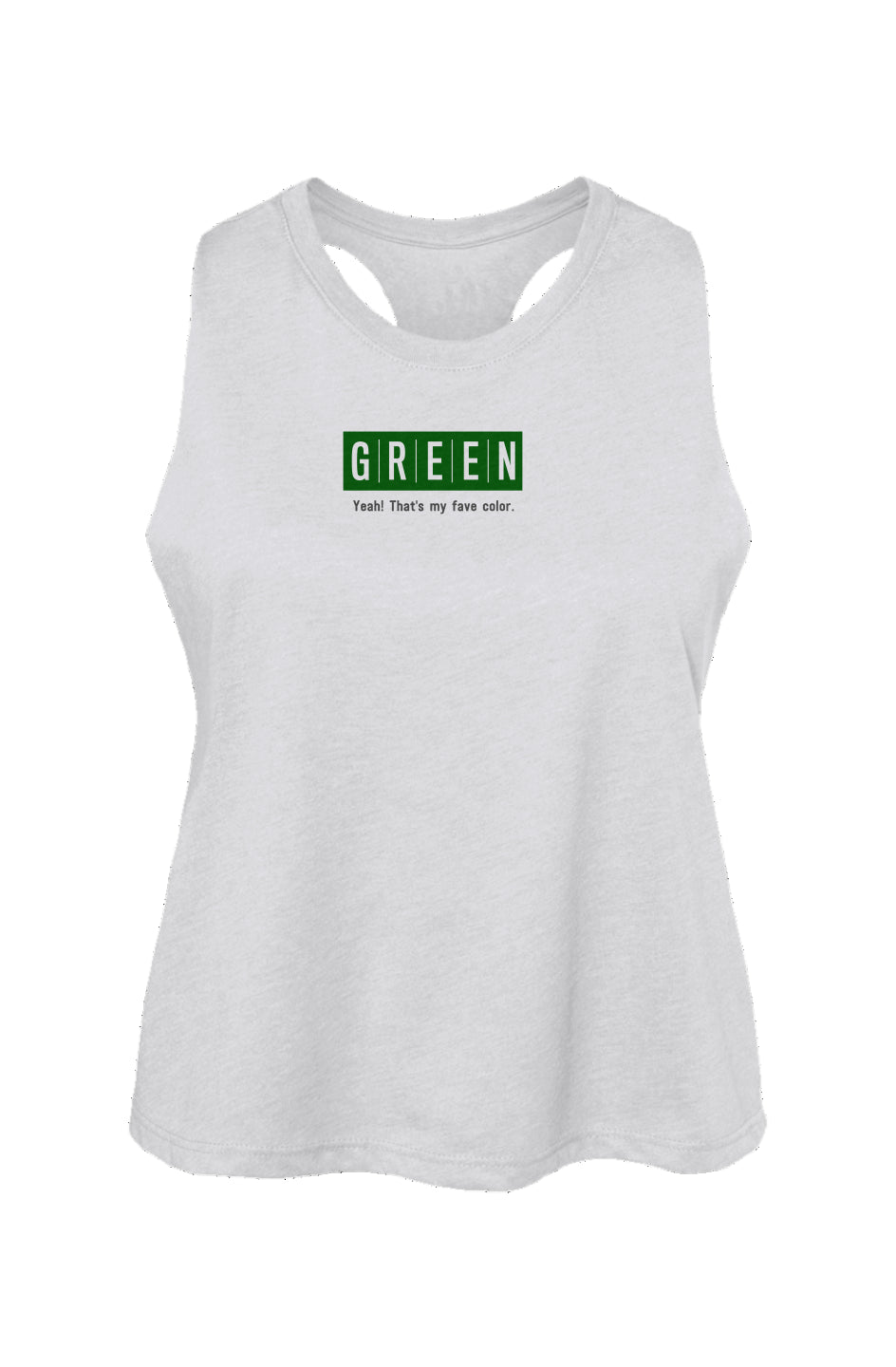 Green Collection Fave Women's Racerback Cropped Ta