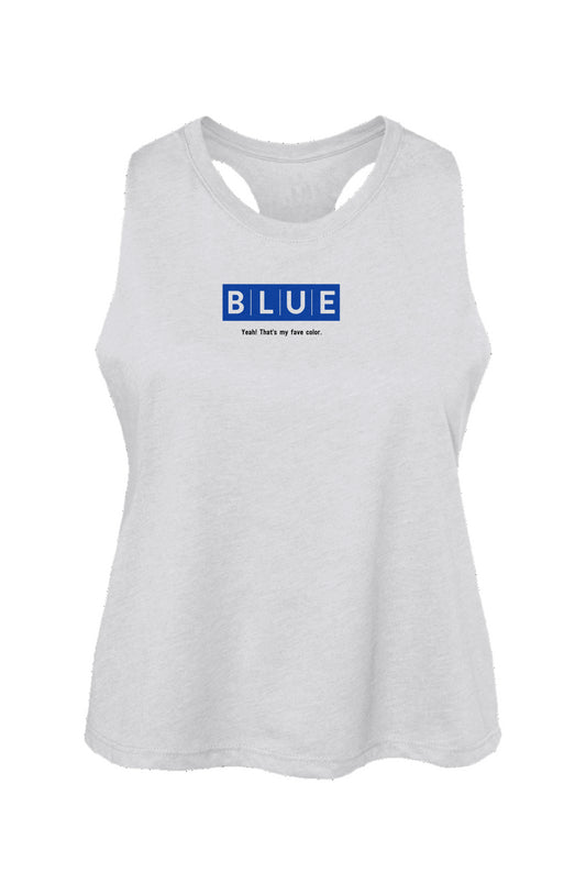 Blue Collection Fave Women's Racerback Cropped Tan
