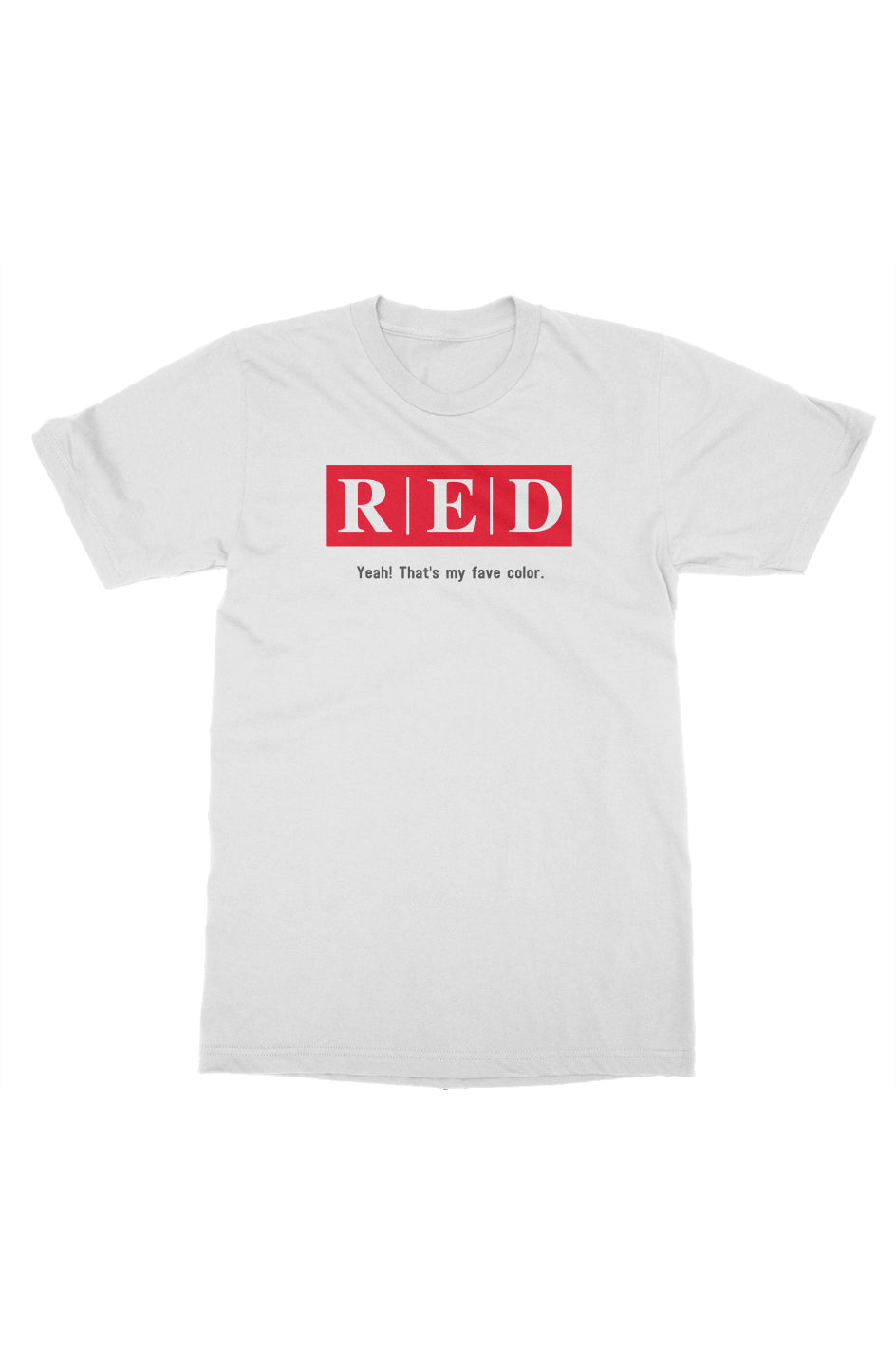 RED Fave Collection mens t shirt