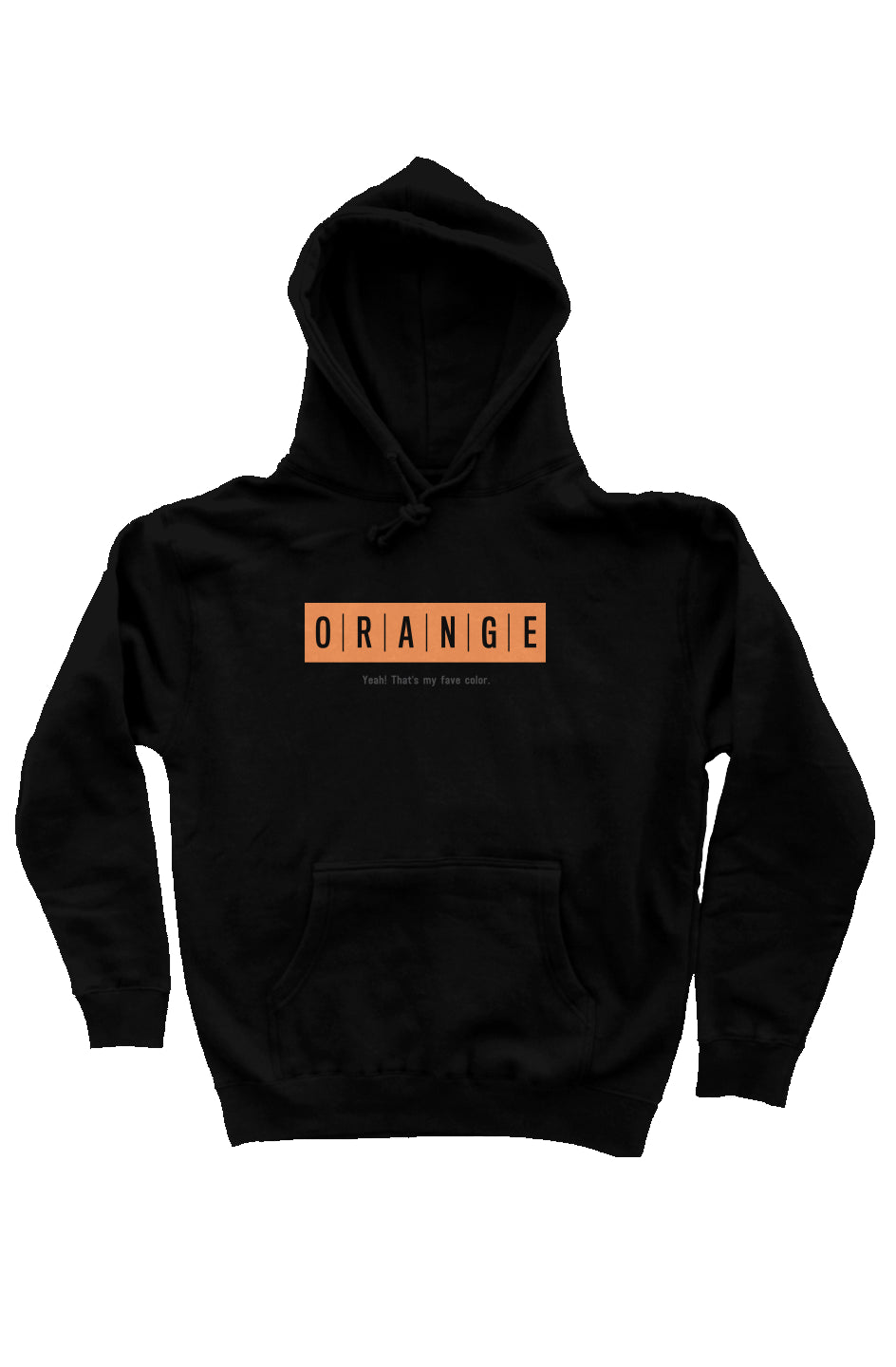 Orange Collection Fave Independent pullover hoody