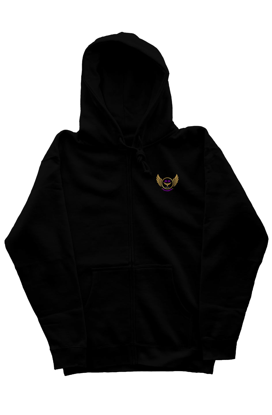 (SS) by42DPD Accent Purple Independent zip hoody