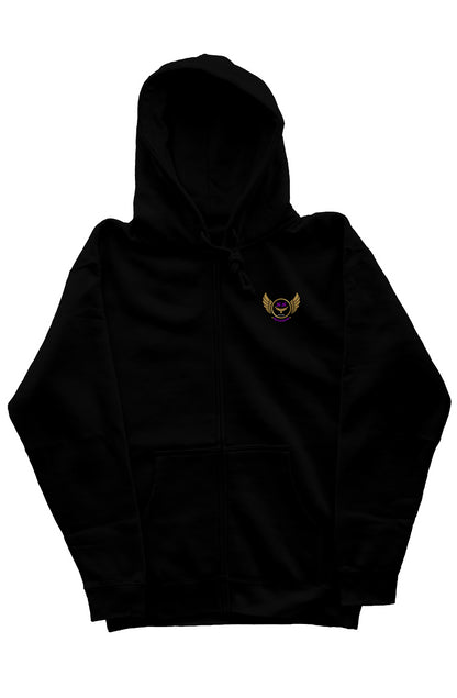 (SS) by42DPD Accent Purple Independent zip hoody