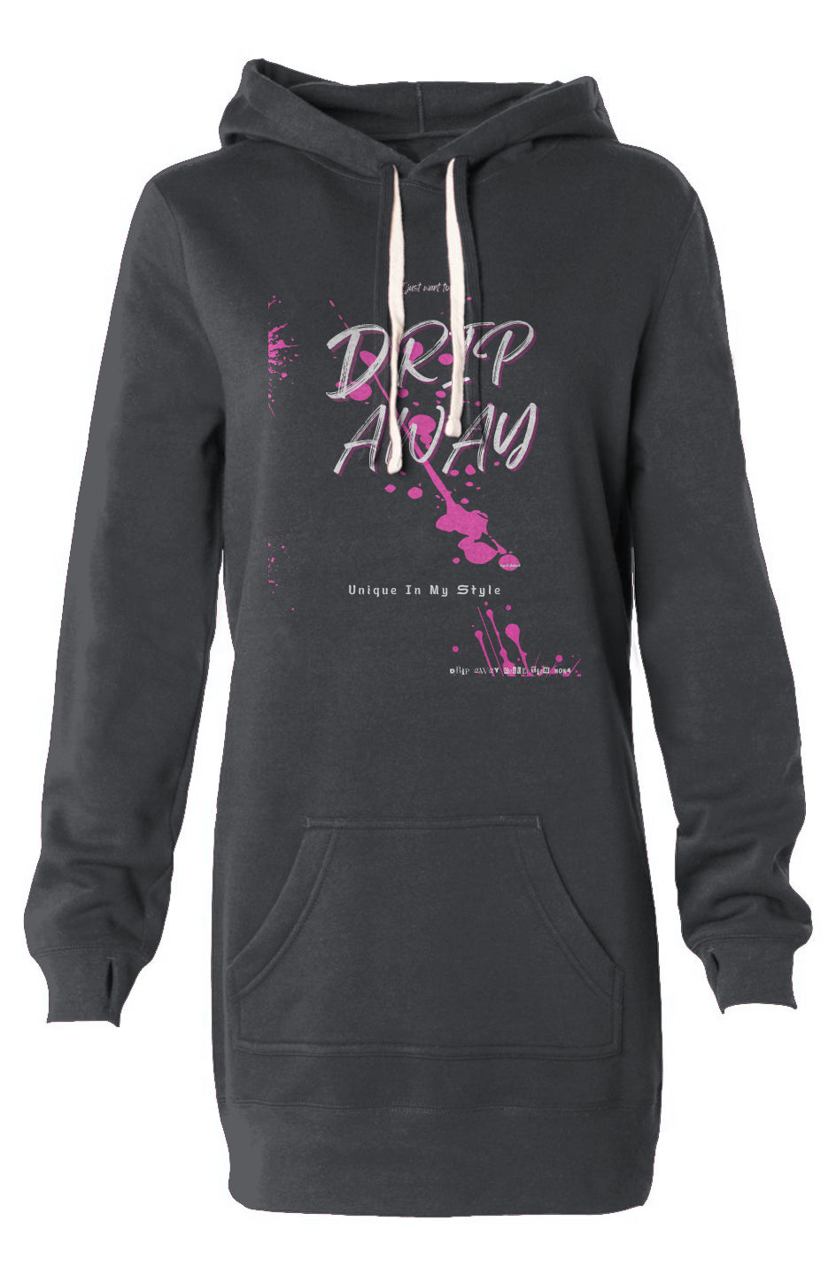 I just want to DRIPAWAY by42dpd Accent Pink Hooded