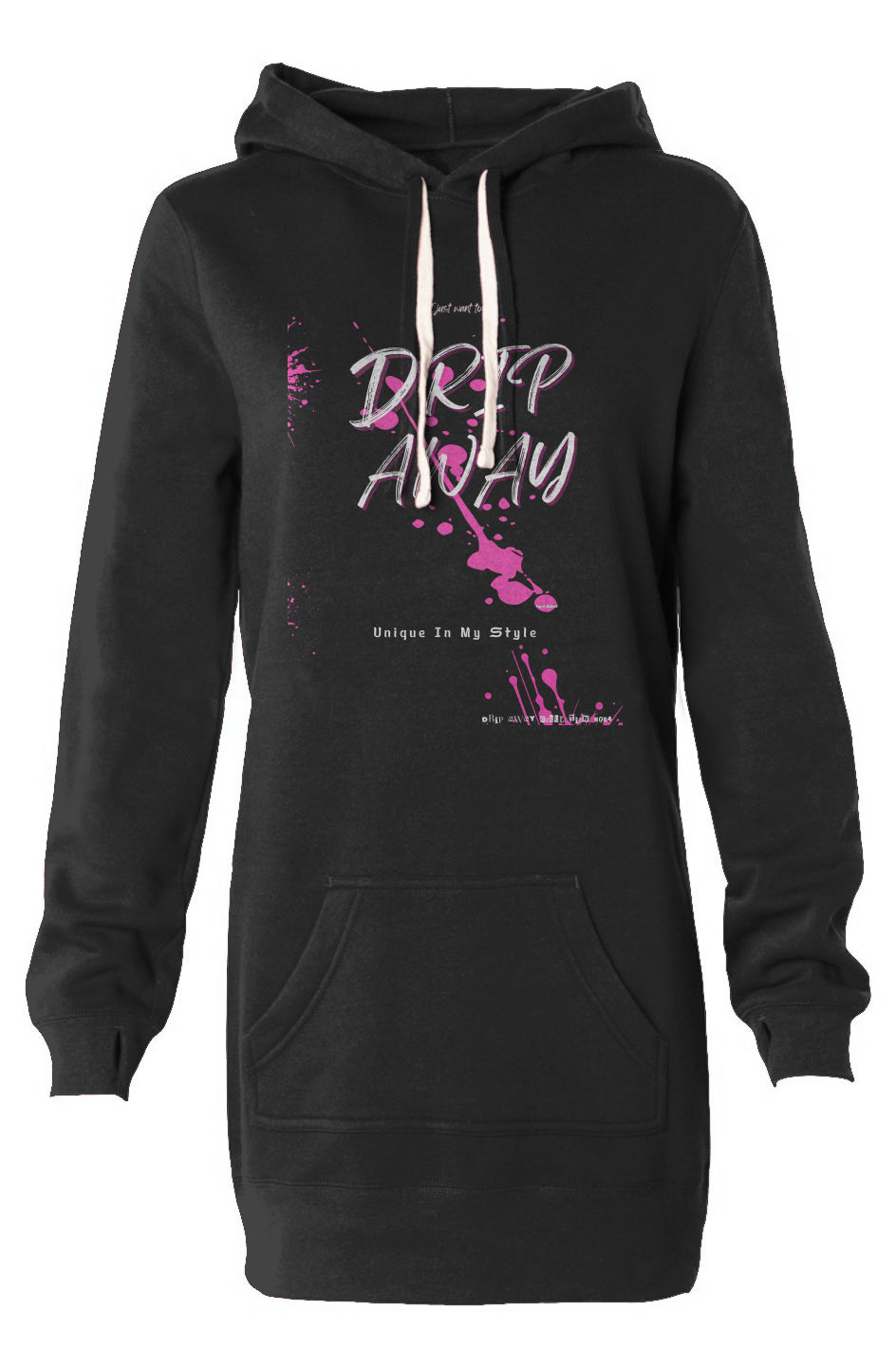 I just want to DRIPAWAY by42dpd Accent Pink Hooded